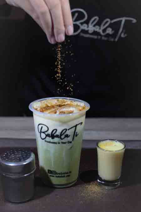 Matcha Cheese Brulee (Medium) Babalati