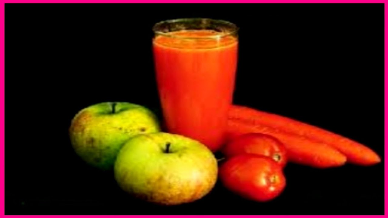 Jus Apel Tomat Wortel Latar
