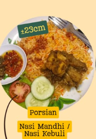 Nasi Mandhi / Nasi Kebuli Ayam Rempah Porsian