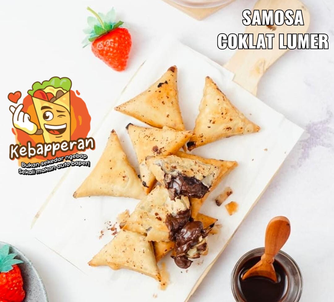 Samosa Coklat Lumer Isi 10pcs