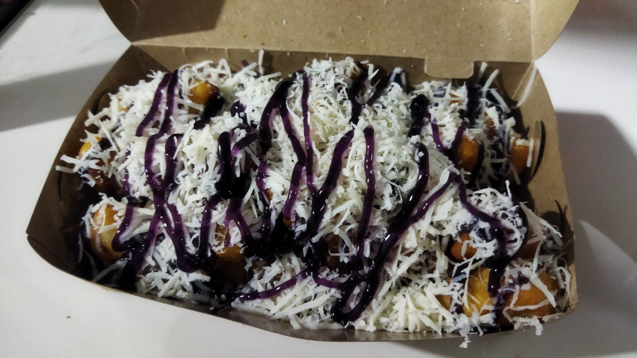 Raja Pisang Goreng Keju Blueberry Arjuna