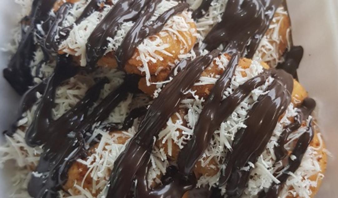 Raja Pisang Goreng Keju Glaze Coklat Arjuna