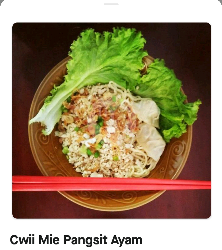 MIE PANGSIT Ayam Nonik