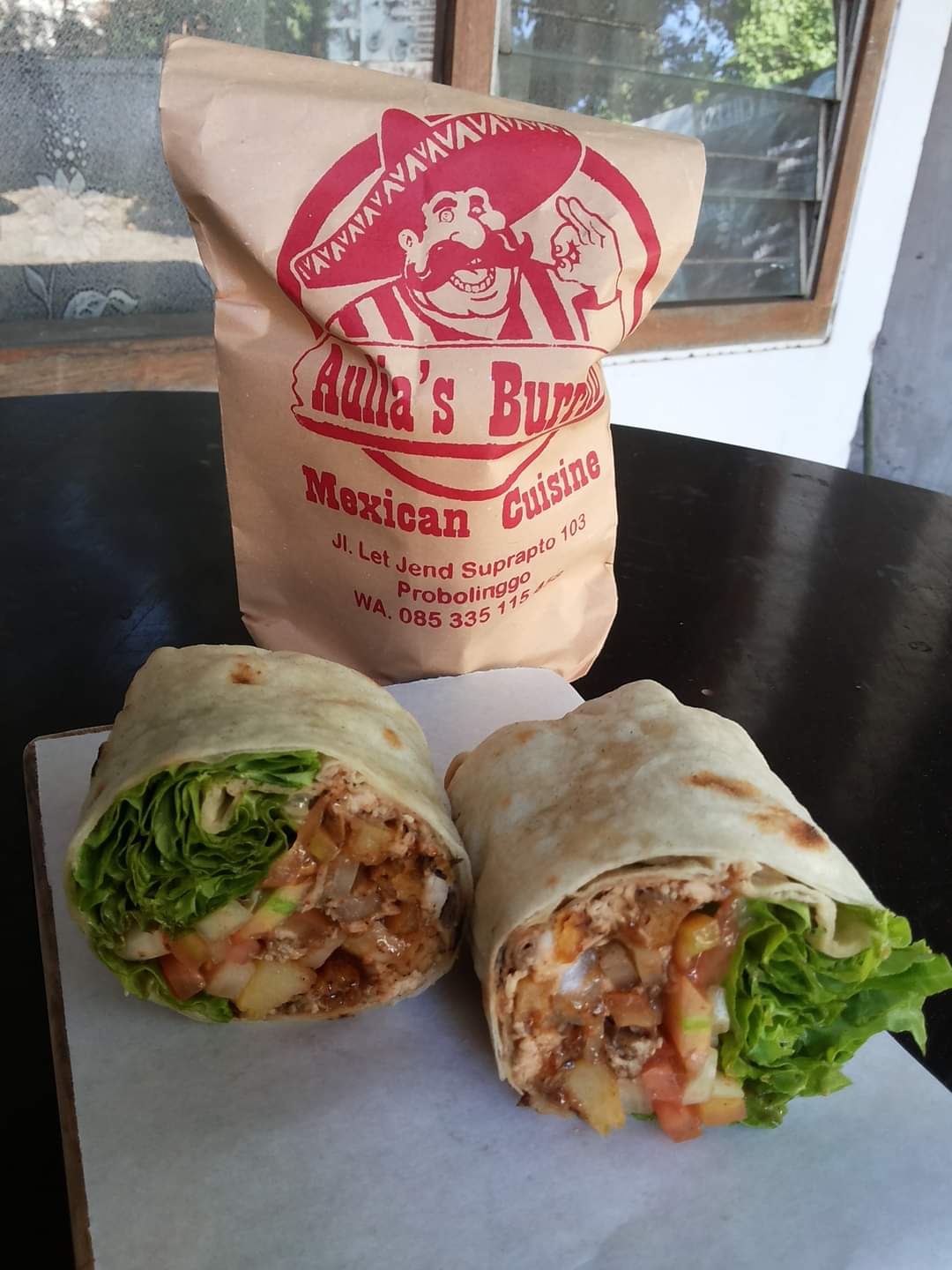 Original Smoked Italian Chicken Burrito (Spicy BBQ Sauce)