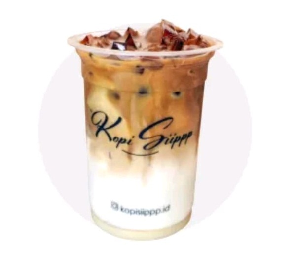 Es Kopi Susu Coconut Jelly (Kopi Siippp Diponegoro)