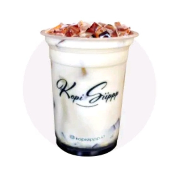 Es Susu Coconut Jelly (Kopi Siippp Diponegoro)