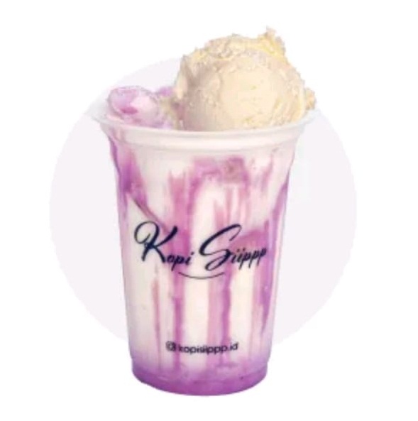 Es Krim Susu Taro (Kopi Siippp Diponegoro)
