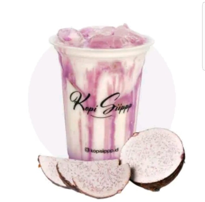 Es Susu Taro (Kopi Siippp Diponegoro)