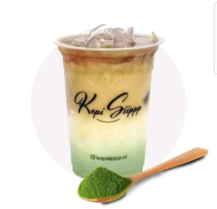 Es Kopi Susu Matcha (Kopi Siippp Diponegoro)