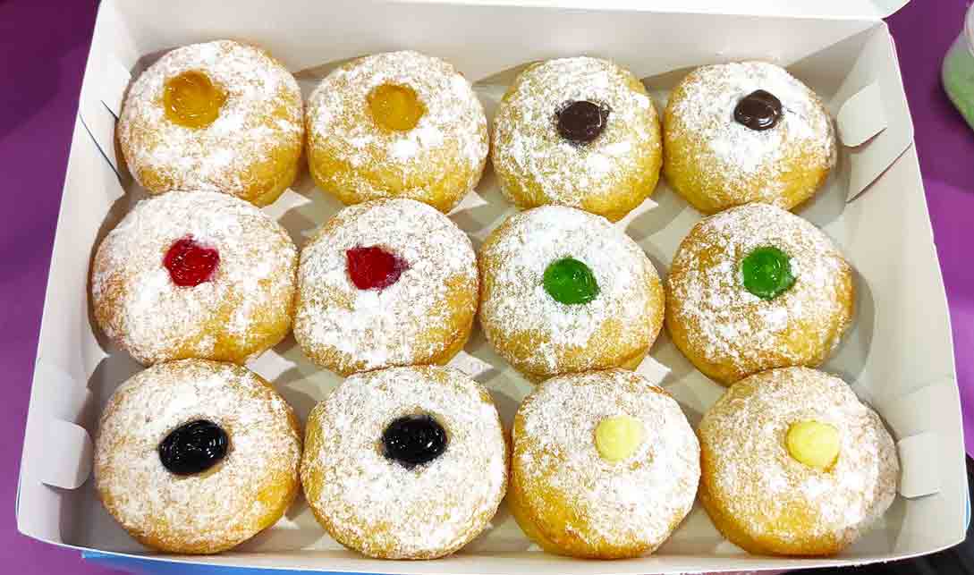 Donat Bomboloni Kecil Isi 12pcs - Yosh Donat