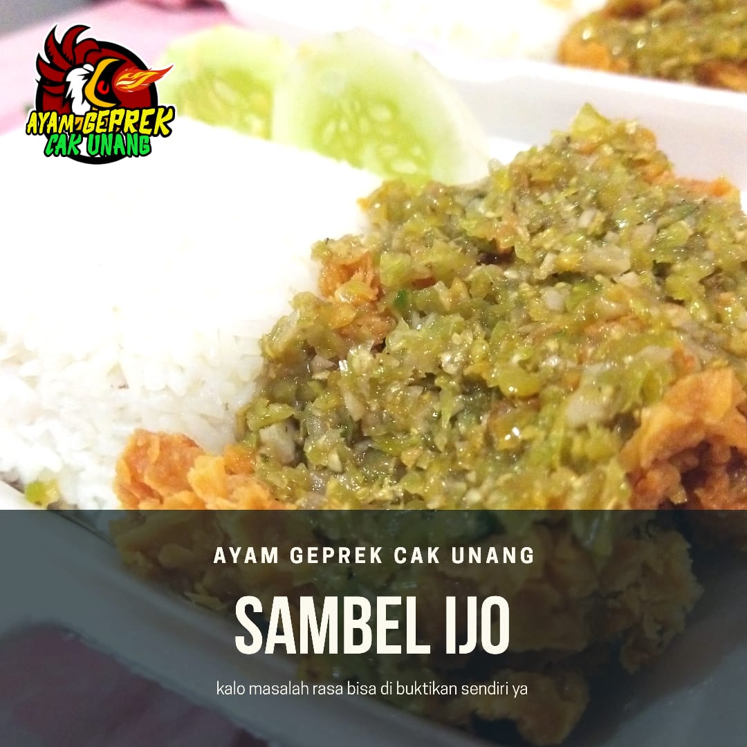 Ayam Geprek Sambal Ijo Cak Unang