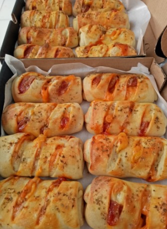 Cheese Roll Smoked Beef Mayo 