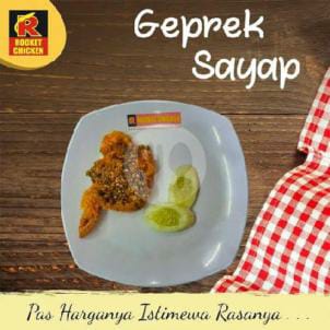 Geprek Sayap Ayam Tanpa Nasi