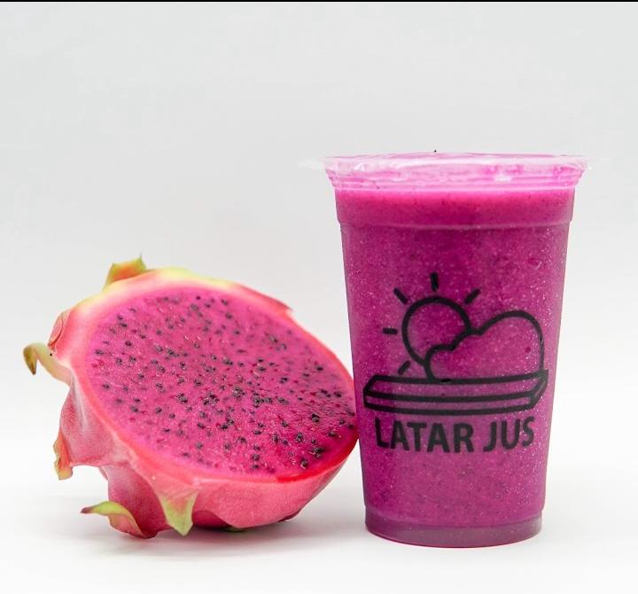 Jus Buah Naga Latar
