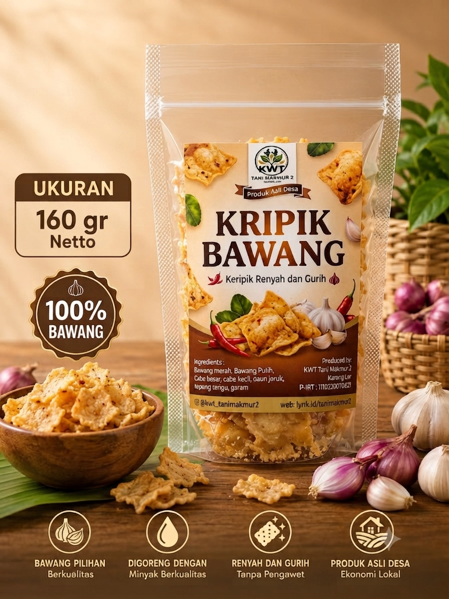 Keripik Bawang (160gr)