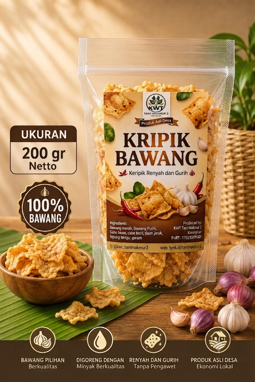 Keripik Bawang (200gr)