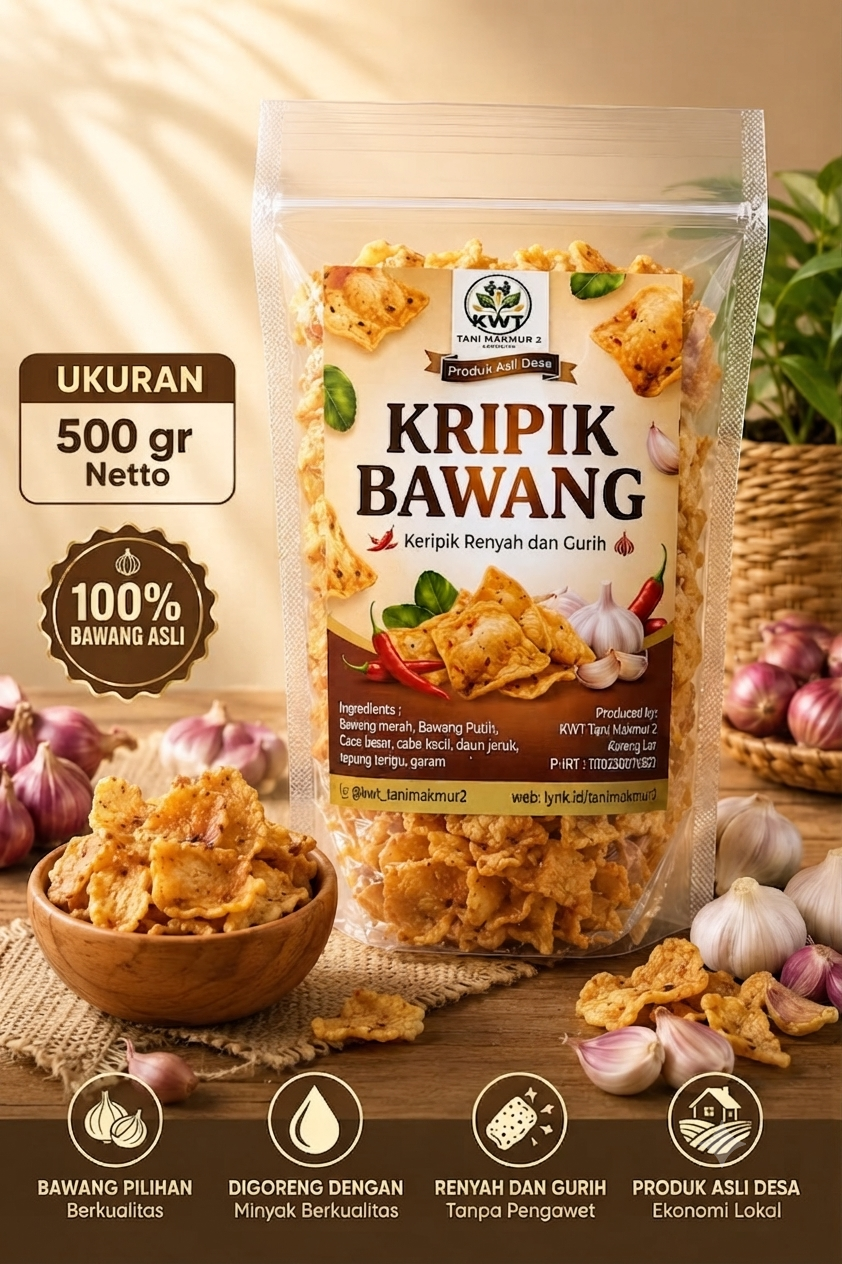 Keripik Bawang (500gr)