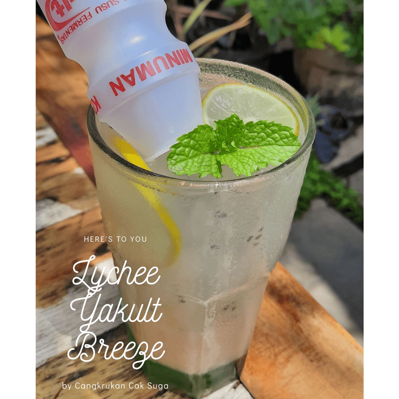 Lychee Breeze Yakult Cak Suga