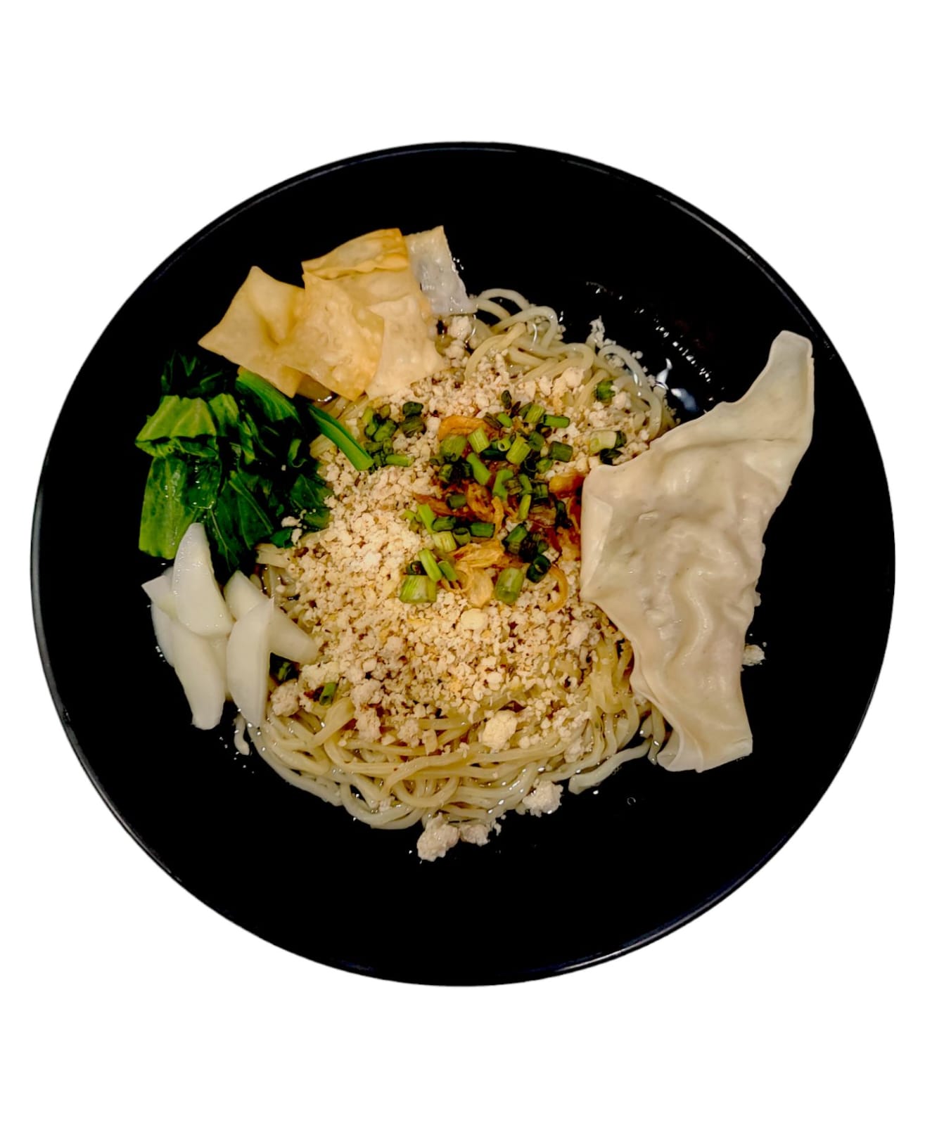 Mie Pangsit Toping Bakso/Siomay/Pangsit Goreng
