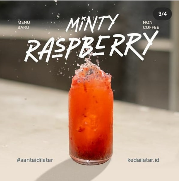 Minty Raspberry Latar 