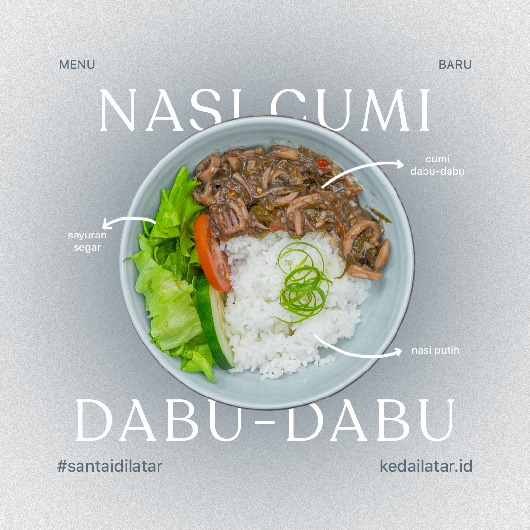 Nasi Cumi Sambal Ijo Latar