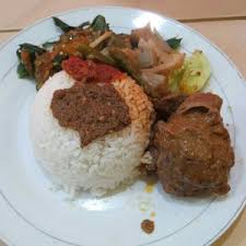 Nasi Ampela Ati Bumbu Rendang dan Sayur Cahaya Minang 2