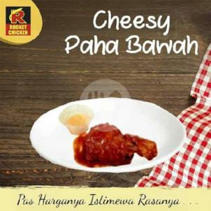 Paha Bawah Ayam Saus Cheesy Tanpa Nasi