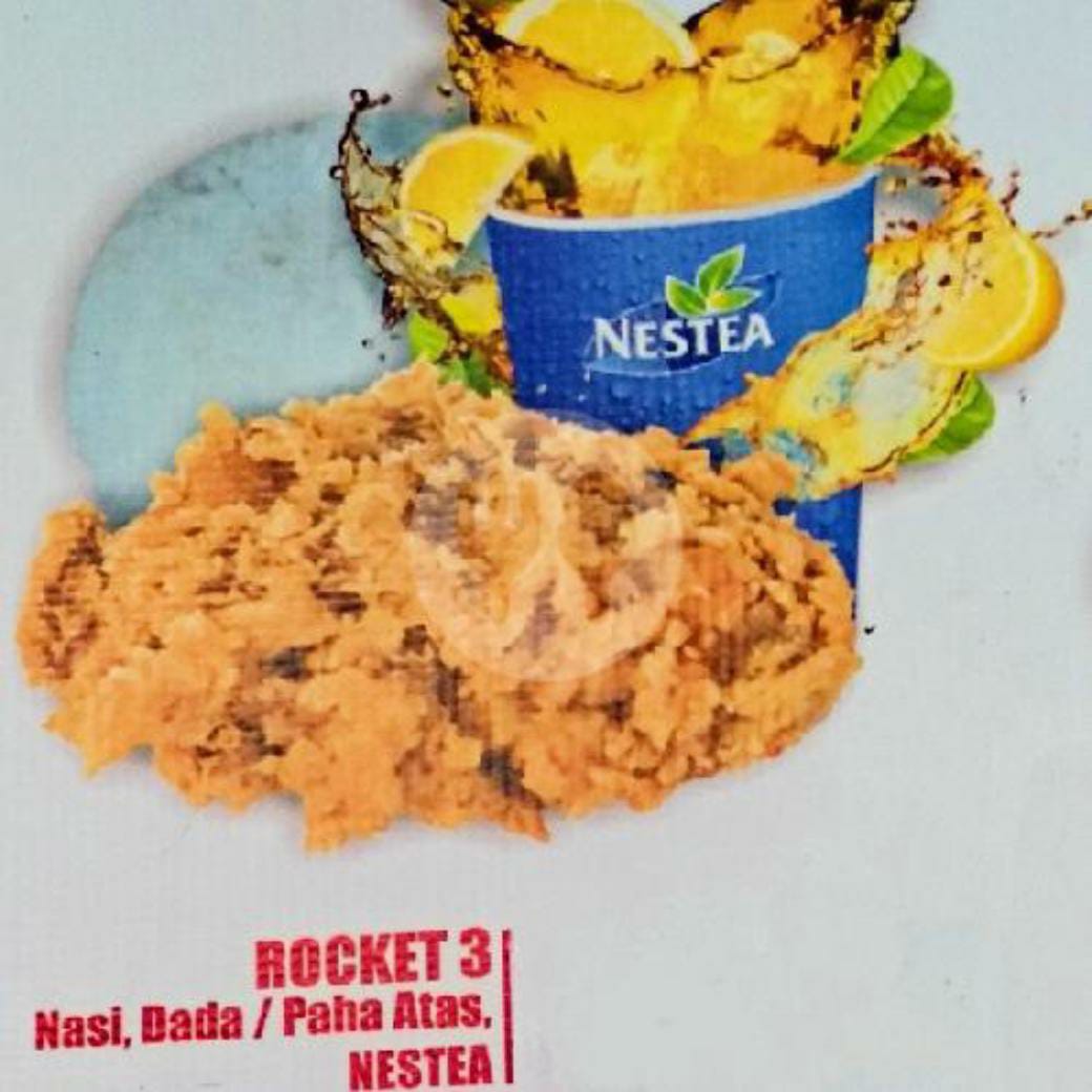 PAKET ROCKET 3 (Nasi, Paha Atas, Nestea Ice)