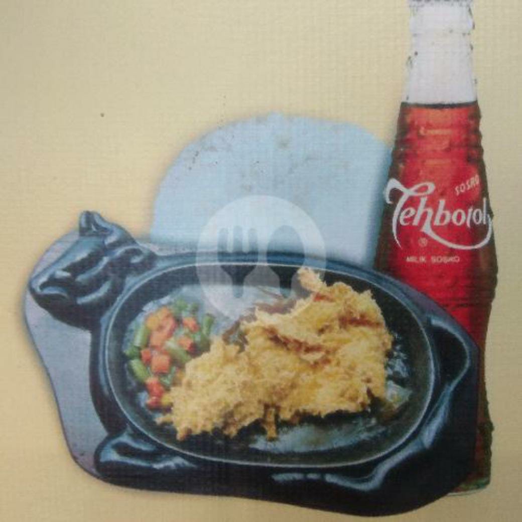 PAKET ROMA 3 (Nasi, Chicken Steak, dan Teh Botol Ice)