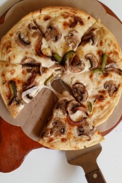 Pizza Carbonara Mushroom Large