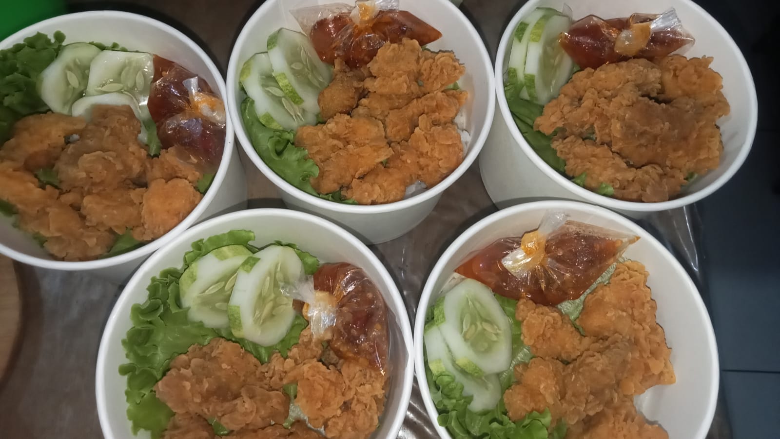 Ricebowl Ayam Geprek