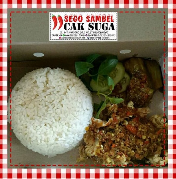 Sego Sambel Ayam Kepruk (Cak Suga)