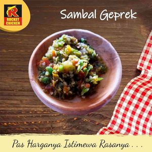 Tambahan Sambel Geprek Rocket Chicken